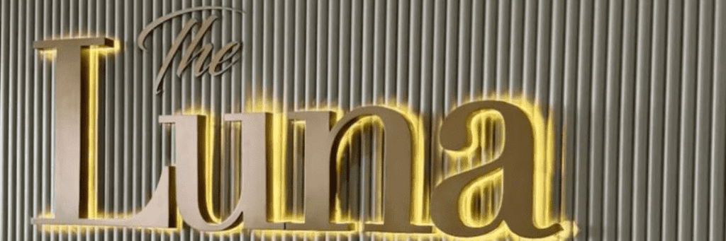 3d letter sign board