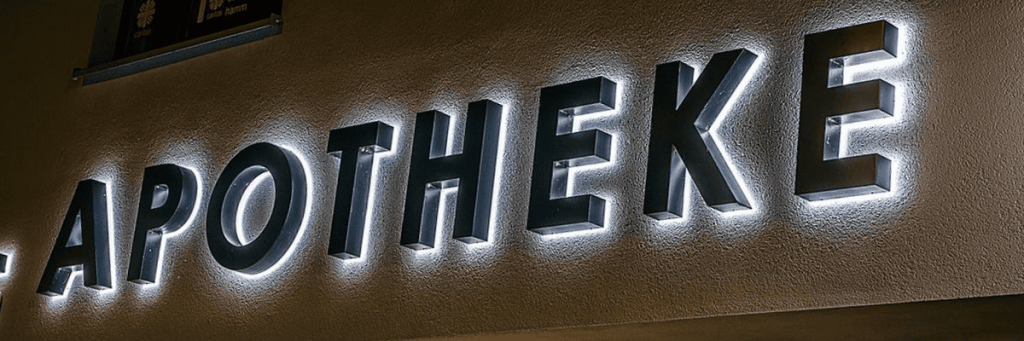 Business signs outdoor